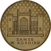 2 zł Zamki i pałace w Polsce - Zamek w Kórniku