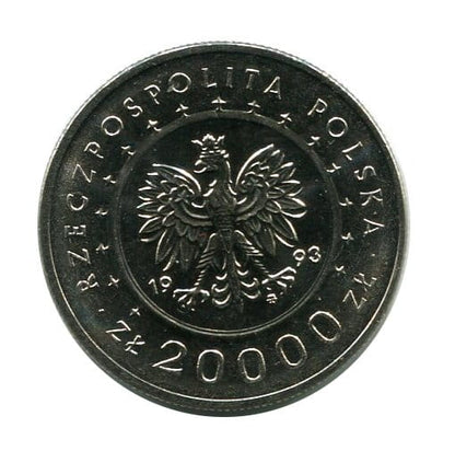 20 000 zł Zamek w Łańcucie 1993 r.
