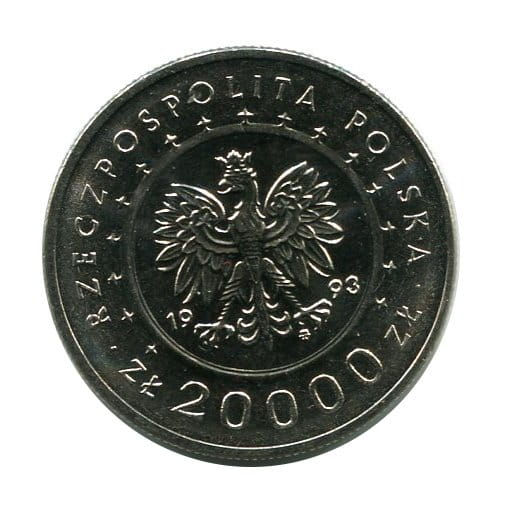 20 000 zł Zamek w Łańcucie 1993 r.