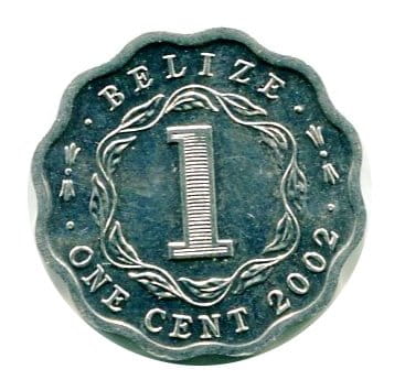 Belize 1 Cent 2002 r.