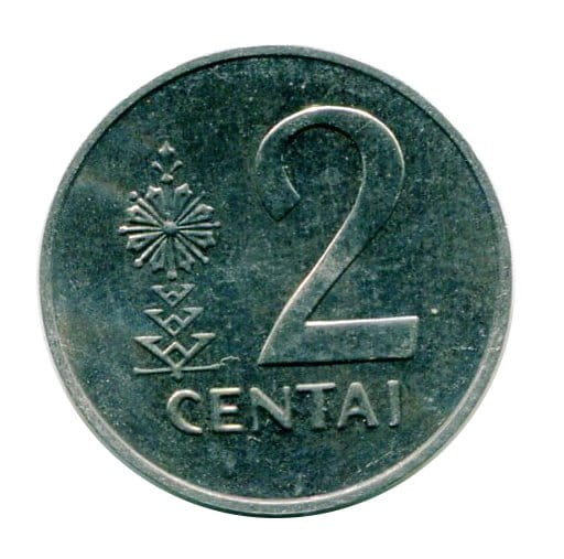 Litwa 2 Centai 1991 r.