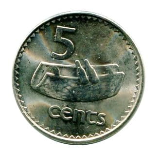 Fidżi 5 Cents 1999 r.