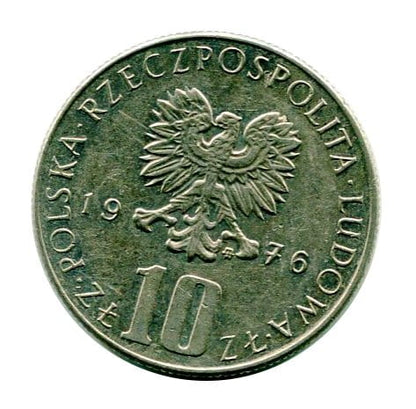 Polska 10 Złotych Bolesław Prus 1976 r.