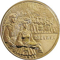 2 zł 2004 r. Polski rok obrzędowy - Dożynki