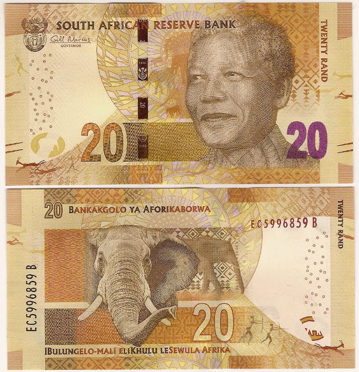 RPA 20 Rand 2015 r. UNC