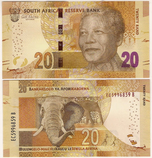 RPA 20 Rand 2015 r. UNC