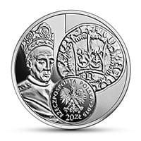 20 zł Ag  Historia Monety Polskiej – półgrosz Władysława Jagiełły