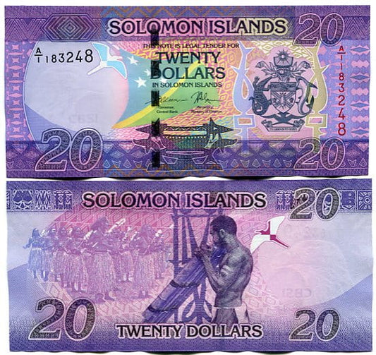 Wyspy Salomona 20 Dolarów 2021 r. UNC