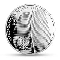 10 zł Ag 150. rocznica urodzin Stefana Żeromskiego