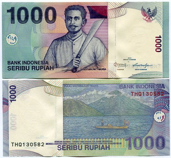 Indonezja 1000 Rupiah 2013 r. UNC