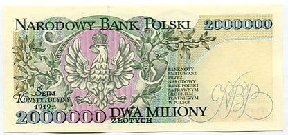 Banknot Polska 2000000 zł z 1993 r. A