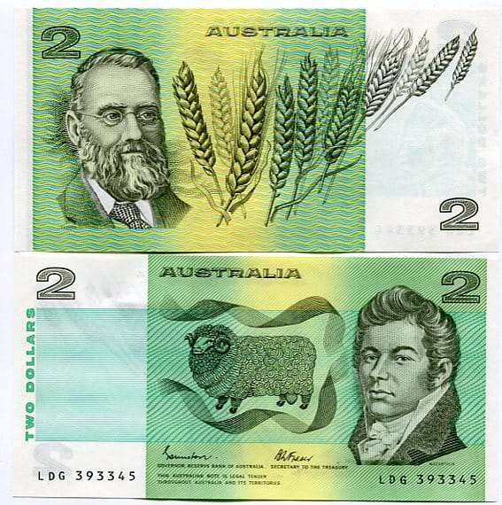 Australia 2 Dolary 1985 r. UNC