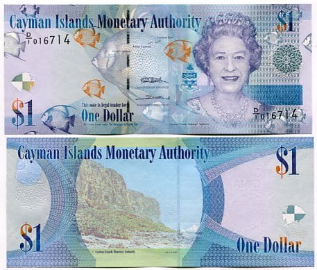 Kajmany 1 Dolar 2014 r. UNC