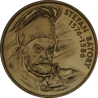 2 zł Poczet królów i książąt polskich - Stefan Batory (1576 - 1586)