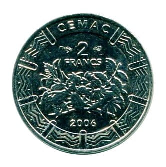 Afryka Centralna 2 Franc 2006 r.