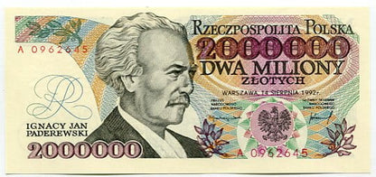 Banknot Polska 2000000 zł z 1992 r. A