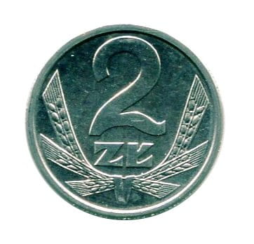 2 złote 1990 r.