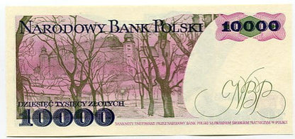 Banknot Polska 10000 zł z 1987 r. T