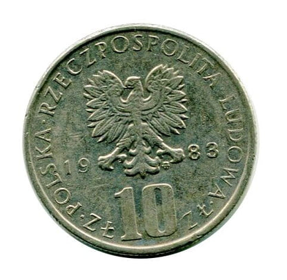 Polska 10 Złotych Bolesław Prus 1983 r.