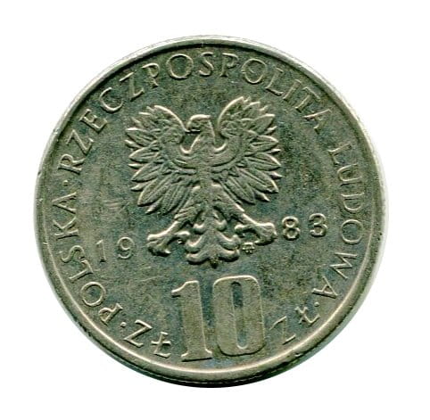 Polska 10 Złotych Bolesław Prus 1983 r.