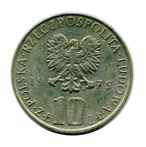 Polska 10 Złotych Bolesław Prus 1975 r.