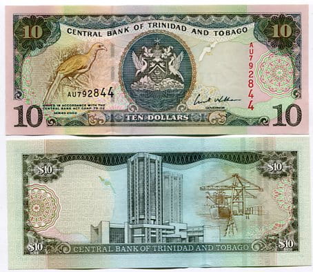 Trinidad & Tobago 10 Dollar 2002 r. UNC