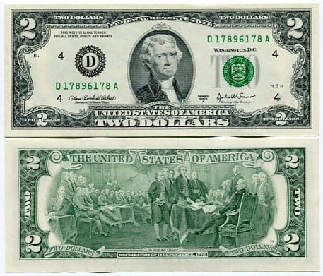 USA 2 Dolary 2003 r. Cleveland D UNC