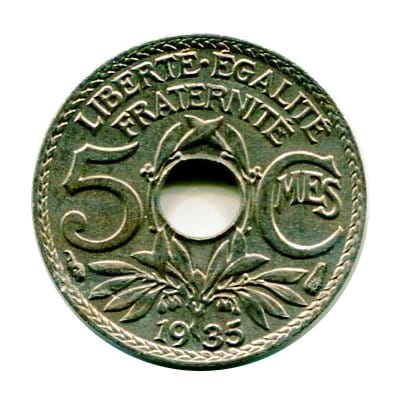 Francja 5 Centimes