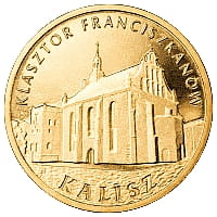 2 zł 2011 r. Miasta w Polsce – Klasztor Franciszkanów w Kaliszu