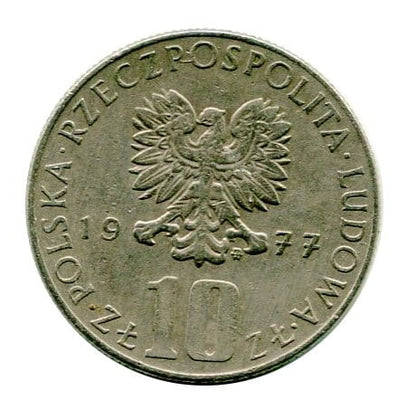 Polska 10 Złotych Bolesław Prus 1977 r.