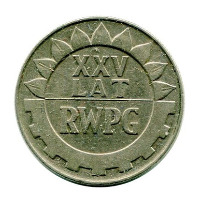 20 złotych XXV Lat RWPG 1974 r.
