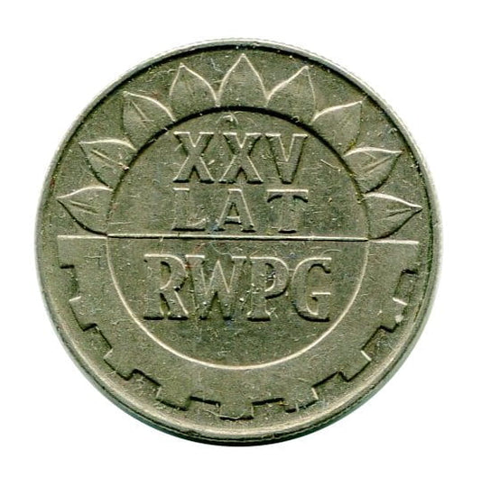 20 złotych XXV Lat RWPG 1974 r.
