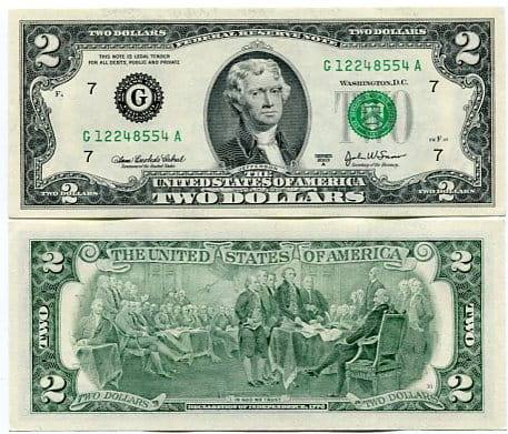 USA 2 Dolary 2013 r. Chicago G UNC