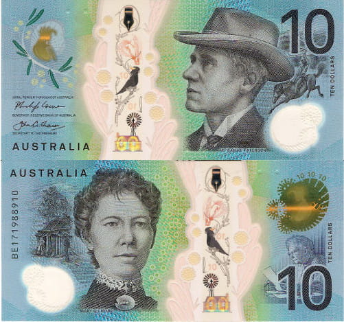 Australia 10 Dolar 2017 r. Polimer UNC