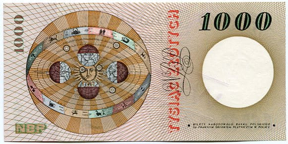 Banknot 1000 zł 1965 r. WZÓR