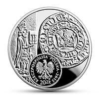 20 zł Ag Historia Monety Polskiej – grosz Kazimierza Wielkiego