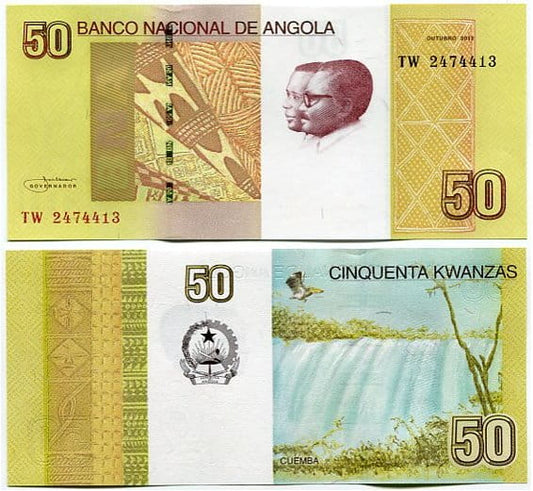 Angola 50 Kwanzas 2012 r. UNC