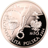 10 zł Ag Generał brygady Stanisław F. Sosabowski (1892-1967) 2004 r.