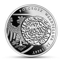 20 zł Ag  Historia Monety Polskiej – półgrosz Władysława Jagiełły