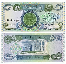 Irak 1 Dinar 1984 r. UNC