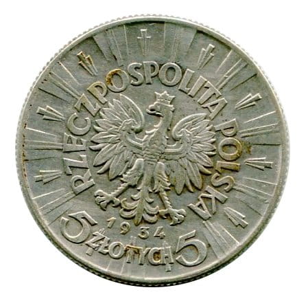5 złotych Józef Piłsudski 1934 r.
