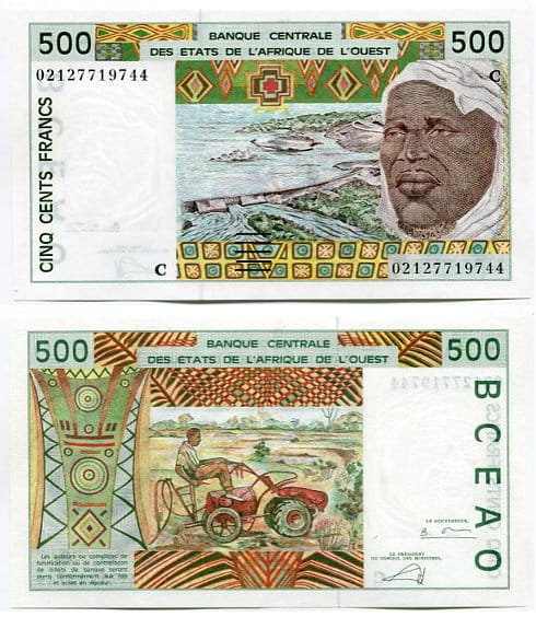 Burkina Faso 500 Francs 1994 r. UNC