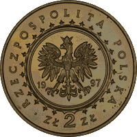 2 zł Zamki i pałace w Polsce - Zamek w Pieskowej Skale