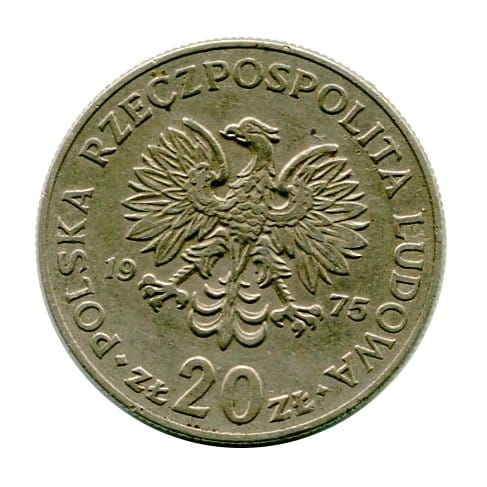Polska 20 Złotych Marceli Nowotko 1975 r. b.z.