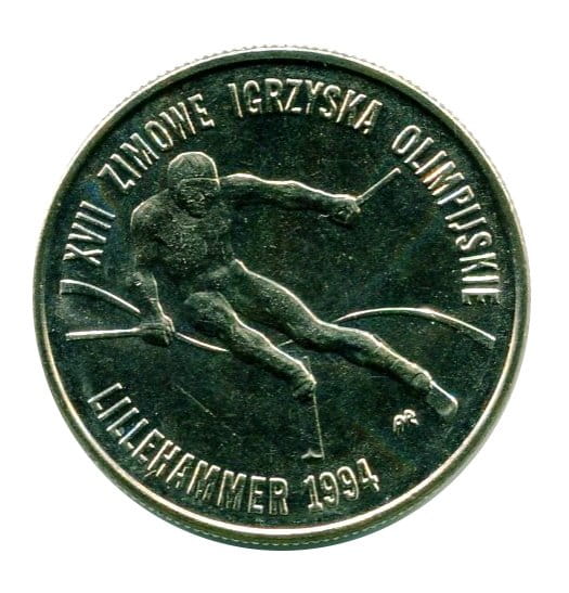 20 000 zł Igrzyska Olimpijskie Lillehammer 1993 r.