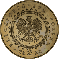 2 zł Zamki i pałace w Polsce - Zamek w Kórniku