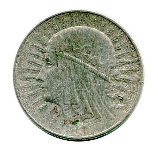 5 złotych Głowa Kobiety 1934 r.