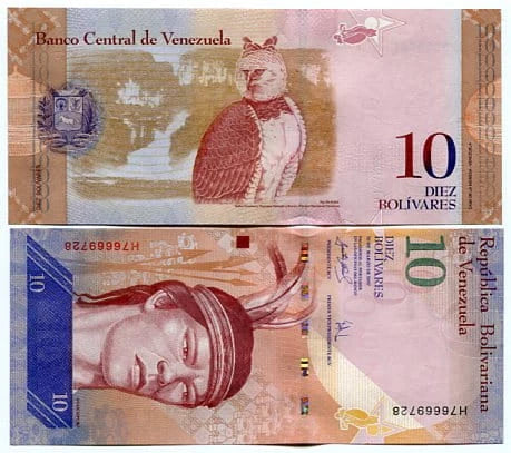 Wenezuela 10 Bolivares 2009 r. UNC