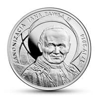 10 zł Kanonizacja Jana Pawła II 27 IV 2014
