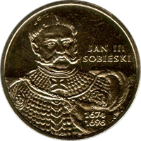 2 zł Poczet królów i książąt polskich - Jan III Sobieski (1674-1696)